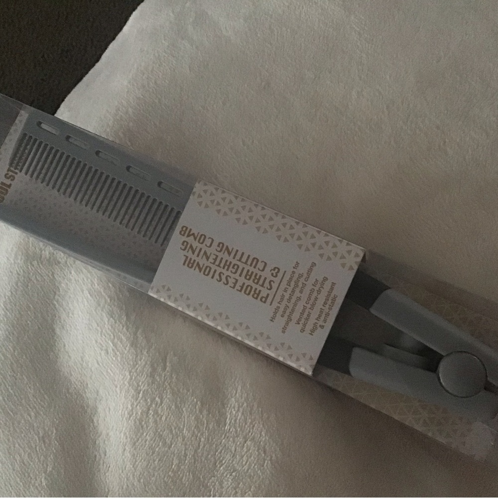 Pro straightening and cutting comb nib